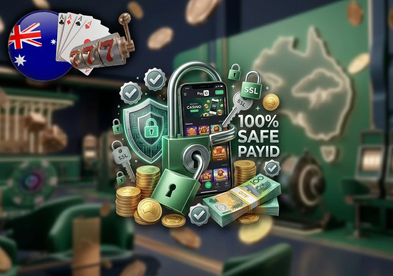 Security standards and encryption protocols used by PayID casino services.