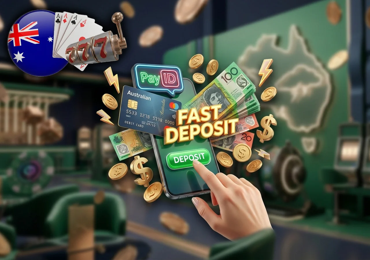 Step by step instruction for making instant payments at a PayID casino.